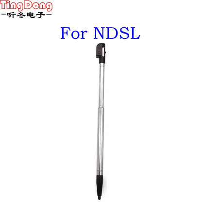1Pcs Metal Telescopic Stylus Plastic Stylus Touch Screen Pen for 2DS 3DS New 2DS LL XL New 3DS XL for NDSL DS Lite Ndsi NDS Wii