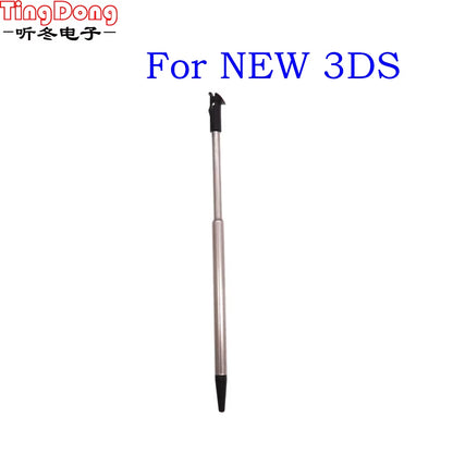 1Pcs Metal Telescopic Stylus Plastic Stylus Touch Screen Pen for 2DS 3DS New 2DS LL XL New 3DS XL for NDSL DS Lite Ndsi NDS Wii