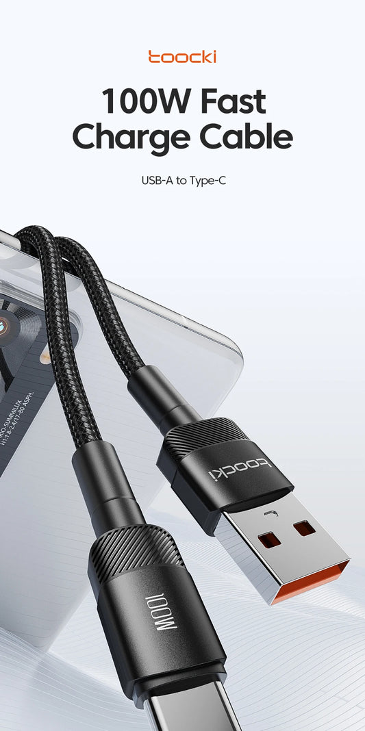 USB Type C Cable Fast Charging USB C Charger Cord for Iphone 15 14 13 12 11 Huawei P40 P30 Realme Oppo Oneplus Power Bank
