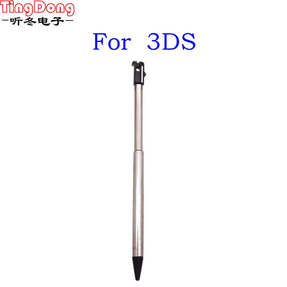 1Pcs Metal Telescopic Stylus Plastic Stylus Touch Screen Pen for 2DS 3DS New 2DS LL XL New 3DS XL for NDSL DS Lite Ndsi NDS Wii